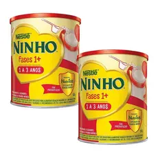 Kit 2 unidades - Composto Lácteo Nestlé Ninho Fases 1+ 800g
