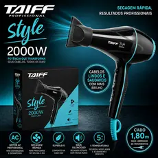 Secador Taiff Style Preto 2000w 127v