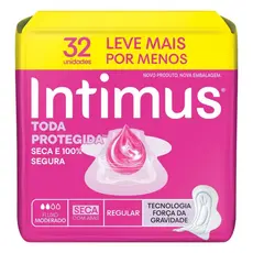 Absorvente Intimus Seca c/Abas 32 Unidades