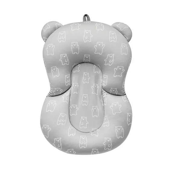 Almofada De Banho Buba para Bebê Ursinho Cinza