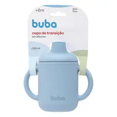 Copo de Treinamento Buba em Silicone Azul 120ml