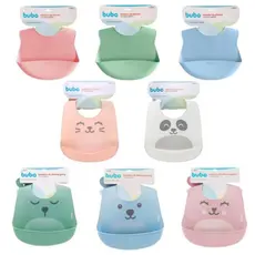 Babador de Silicone Buba Impermeável com Pega Migalhas Gumy