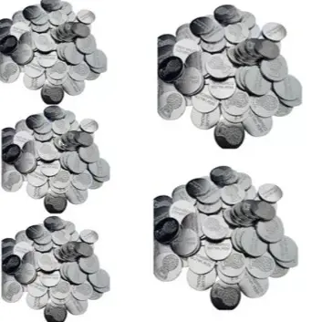 100 Fichas Para Máquina Vending Machine Bolinha Pula Pula