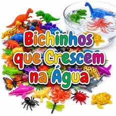 30 Bicho Cresce Na Aguá Brinquedo Infantil Kit Festa Lembrancinha Aniversario  Prenda Quermesse Novo