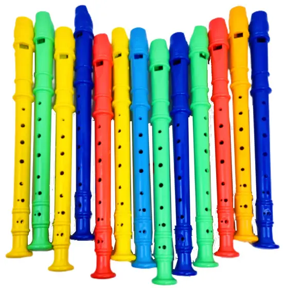 6 Flauta Doce Embocadura Simples Infantil Brinquedo Musical  Lembrancinha Aniversario Prenda