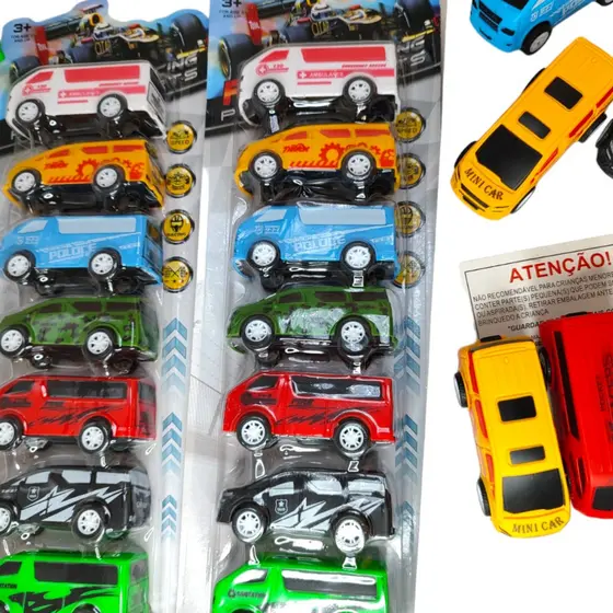 Kit Carrinho FRICÇÃO Coleção Carros Brinquedo Infantil Lembrancinha Para Aniversario Festa Prenda