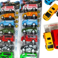 Kit Carrinho FRICÇÃO Coleção Carros Brinquedo Infantil Lembrancinha Para Aniversario Festa Prenda
