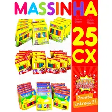25 Cxs De Massinha De Modelar Kit Festa Para Lembrancinha Aniversario Prenda Quermesse novo