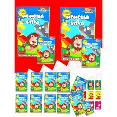 Kit 40 Caixinha De Jogo Memoria Safari Lembracinha Selva Infantil Jogo infantil Festa Prenda Criança