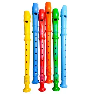 20 Flauta Doce Infantil Brinquedo Musical Lembrancinha Para Aniversario Quermesse Prenda Criança