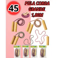 Kit Pula Corda de Brinquedo Infantil Kit P/ Festa Junina Aniversário Criança Lembrancinha Prenda