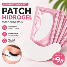 Pad Hidrogel para Extensão de Cílios Profissional Não Irrita Hidratante