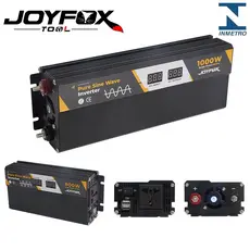 Inversor Energia Onda Senoidal Pura 800W 1000W 12v Para 120V 220V USB Conversor Transformador Tensão