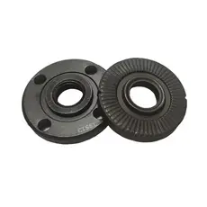 Porca + Flange de Esmerilhadeiras P/ Discos Furo 20mm- Jogo com 2 peças