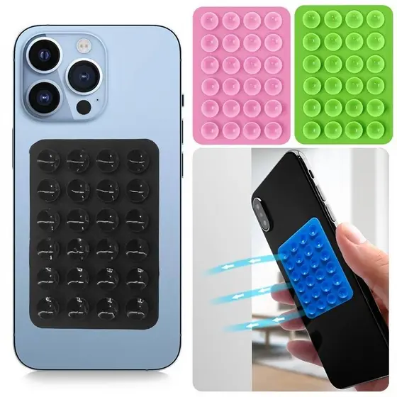 Almofada De Sucção De Silicone Para Dispositivo Elétrico De Celular , Ventosa De Borracha Com Suporte