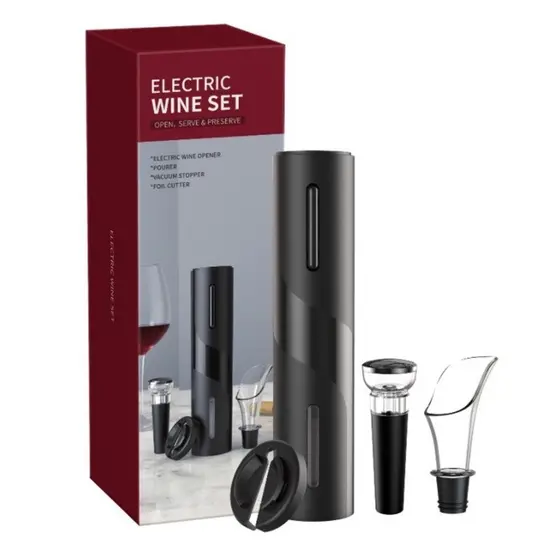 Saca Rolhas Automático Abridor De Vinho Garrafa