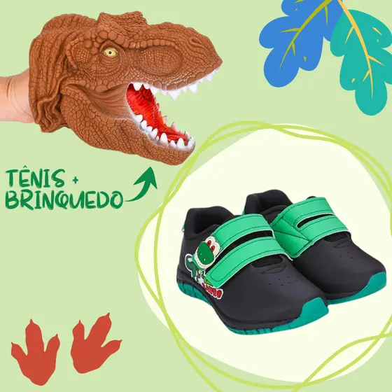 Tênis Infantil Menino Kidy Casual Calce Fácil Brinquedo Confortável Anatômico Antiderrapante