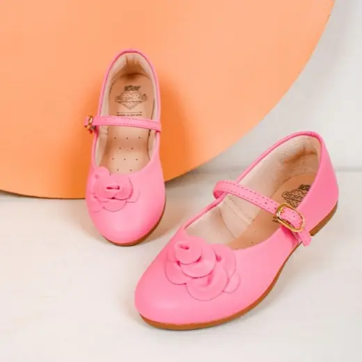 Sapatilha Infantil Menina Kidy Comfort Casual Básica Confortável Anatômica Flexível Antiderrapante