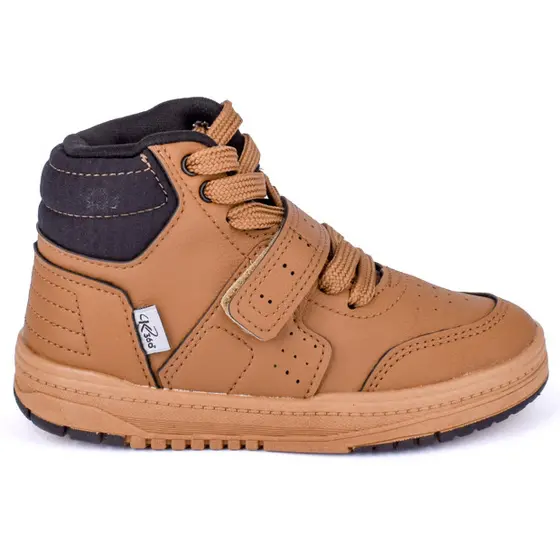 Tênis Infantil K360 Cano Alto Estilo Caramelo Botinha Menino Confortável Casual Moderno