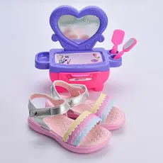 Sandália Infantil Menina Kidy Toys Baby Conforto Diversão Brinde Estilosa Segura Anatômica Moderna