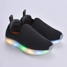 Tênis Infantil Menino Kidy Light Fun Luz Led Colorida Calce Fácil Confortável Anatômico Divertido