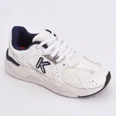 Tênis Infantil Menino Kidy K360 Retro Branco Esportivo Antiderrapante Moderno Juvenil Estiloso
