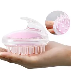 Escova Massageadora De Cabelos Capilar Banho Shampoo Couro Cabeludo Antiqueda
