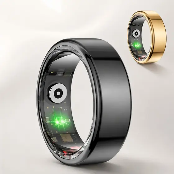 Anel Inteligente Smart Ring Monitor Saúde Esporte Sono