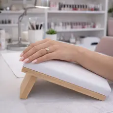 Apoio de Mão Braço Punho Inclinável Nail Designer Manicure Natural Retangular