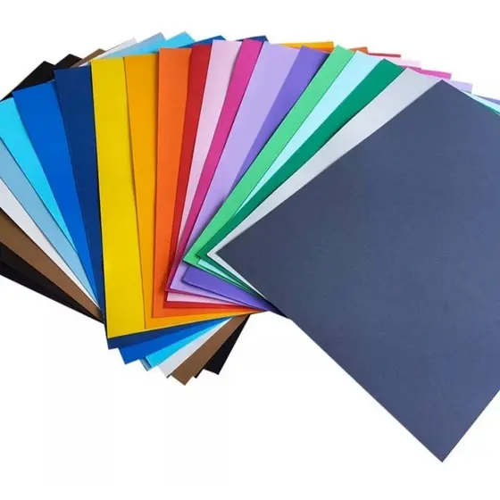 Papel Color Plus 180g A4 50 Folhas Rosa Azul Amarelo Vermelho Verde Masterprint
