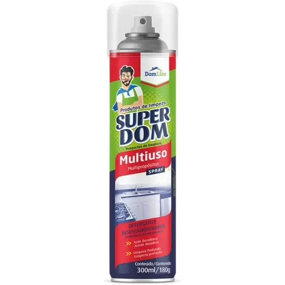 Desengordurante Spray Potente Multiuso Cozinha Fogão e Air Fryer 300ml Super Dom