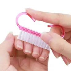 Escovinhas de Unhas de Plástico com cerdas de NYLON e cabo anatômico deslizante