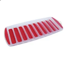 Forma de Gelo de Silicone Palito Flexível 10 Cavidades Gelos Para Garrafas Maleável Multiuso