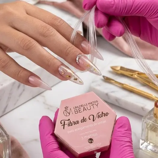 Fibra De Vidro Grazielle Matos Beauty 9g Para Alongamento De Unha - Anvisa - 3 metros