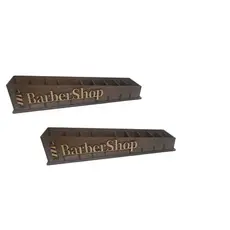 Porta Pentes Para Máquina de Corte Barbearia em MDF - Envio Imediato