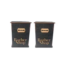 Descarte De Laminas Para Bancada em MDF Preto Profissional Barbearia Pronta Entrega Envio Imediato