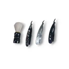 Navalha Navalhete Barbeiro Aço Inox Profissional