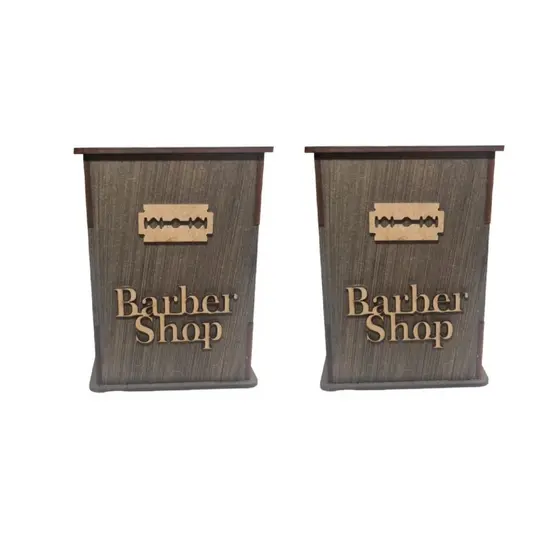 Descarte De Laminas Para Bancada Profissional Barbearia Pronta Entrega Envio Imediato