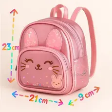 Mochila Infantil Menina 2 a 6 Anos Brilhante Gatinho Creche Pré -Escola Passeio Presente