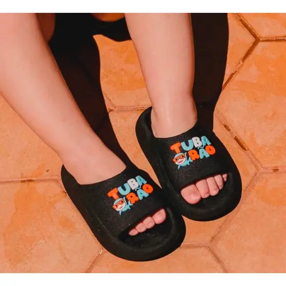 Chinelo Infantil Slide Menino Menina Nuvem Escolar Confortável