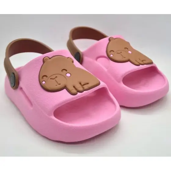 Chinelo Nuvem Infantil Capivara do N° 21 ao 32 Confortável Leve e Antiderrapante.