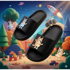 Chinelo Nuvem Slide Sandalia Infantil Papete Bluey e Blingo Confortavel Leve