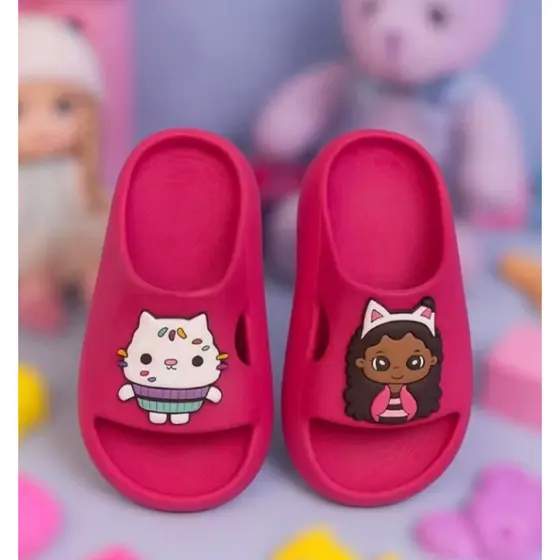 Chinelo Nuvem Infantil Menina Colorido Turma da Gabi Confortável Promoção