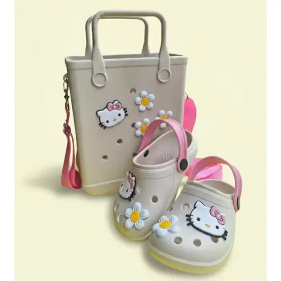 Papete Sandália + Bolsa Menina lançamento Confortável