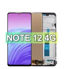 Display Tela Frontal Lcd Touch Completo Redmi Note 12 4G/ Com aro Pronta Entrega