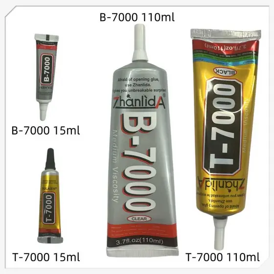 Cola Multiuso Manutenção Reparo Celular Zhanlida 15ml/110 ml T7000 B7000