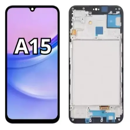 Display Tela Frontal Touch Completo Compatível Galaxy A15  4G A155 / A15 A156 5G COM ARO INCELL Pronta Entrega