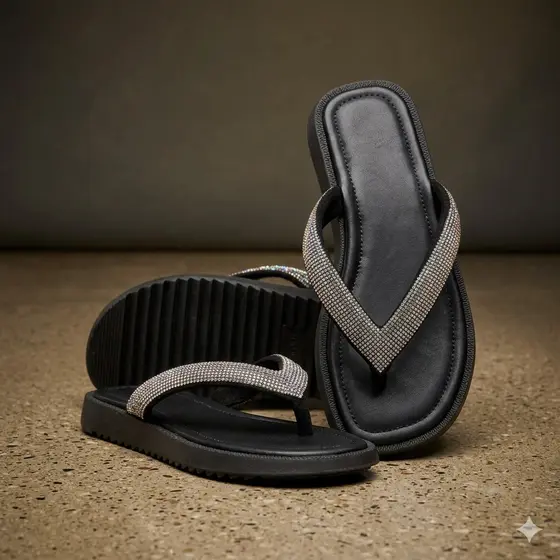 CHINELO FEMININO STRASS SANDALIA COM PEDRARIA PREMIUM PEDRAS