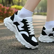Tênis Plataforma Blogueiras Feminino Resistente e Confortável Envio Imediato Sapato Casual