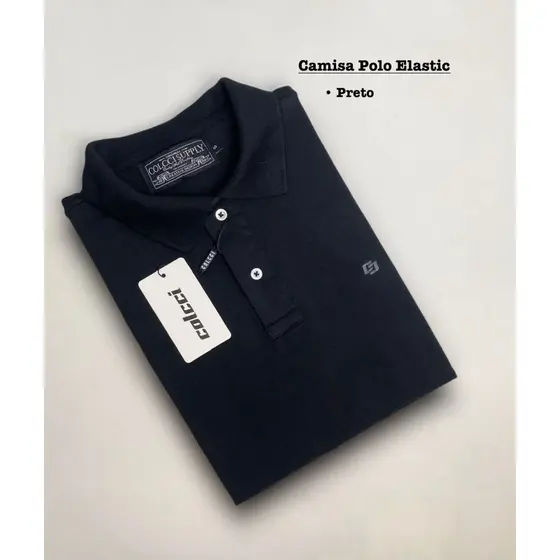 Camisa Polo Piquet Elastic com elastano